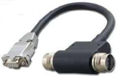 Twinax T Female to DB15 Female Pigtail Cable